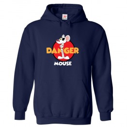 Danger Mouse Cartoon Unisex Novelty Kids and Adults Pullover Hooded Sweatshirt